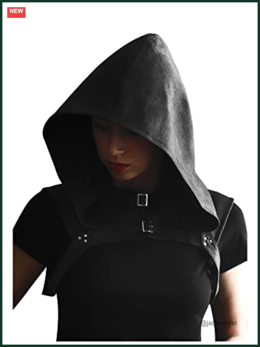 Steampunk Cowl Hood Medieval Gothic Cape Cosplay Ren Faire Costume
